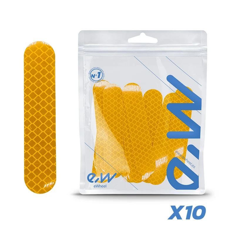 Autocollants réfléchissants latéraux jaunes pour Xiaomi 5 Plus - Pack de 10 — Ewheel