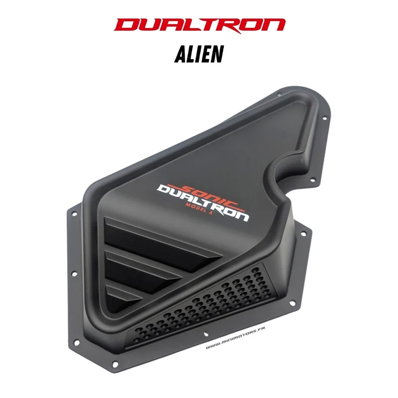 Cache droit de boîtier de colonne de direction noir Dualtron Alien