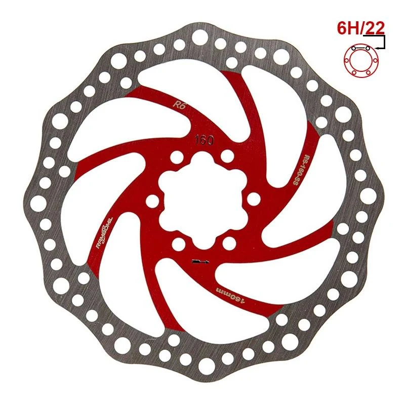 Disque de frein R6.1 160mm 6H [RAMBOMIL] bleu